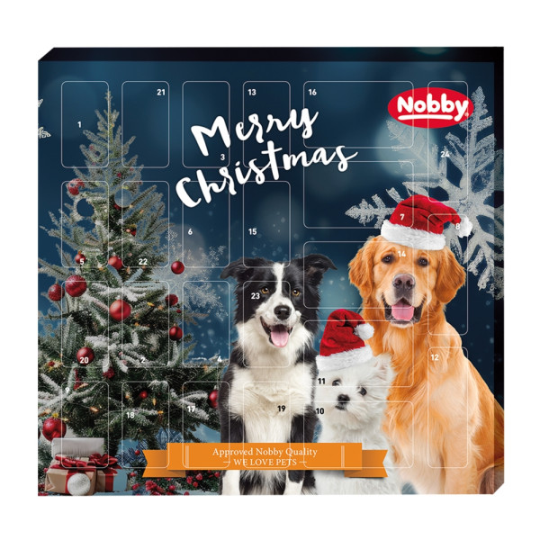 Advent calendar dog