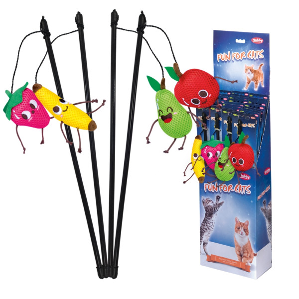 Fishing rod with toy