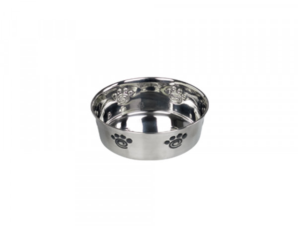 Stainless steel bowl HEAVY SPIRAL, anti slip