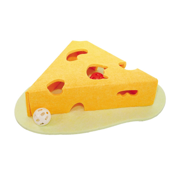 Filzspielzeug "CHEESE" mit Spielbällen