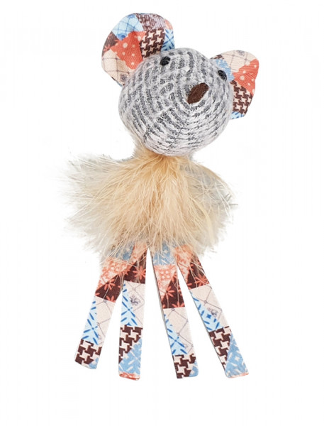 Mouse with feathers