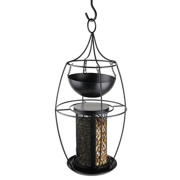 Futtersäule mit Pflanzenschale