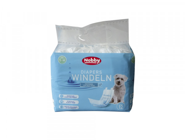 Diapers f. male dogs