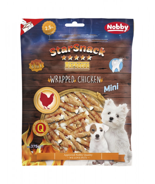 STARSNACK BBQ MINI Wrapped Chicken