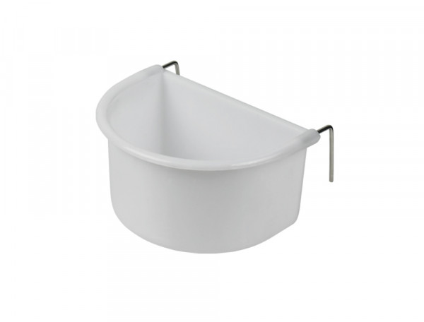 Coop cup with metal hooks
