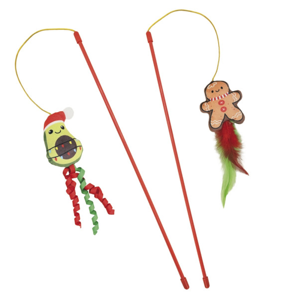 Xmas Katzenangel 2 Figuren mit Catnip