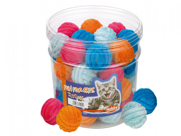 Toy box cat